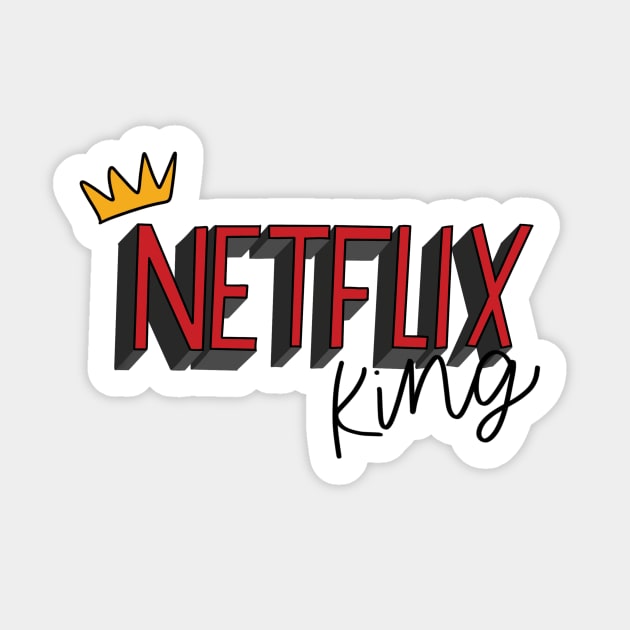 Netflix King Sticker by cheekymare